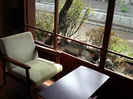 部屋から眺める伊東大川